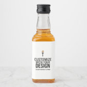 Étiquettes Pour Bouteilles De Liqueur Custom Minimalist Personalized Company Branded  (Devant)