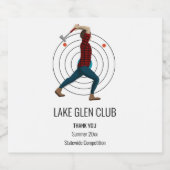 Étiquettes Pour Bouteilles De Liqueur Défilement Ax (Étiquettes simples)