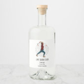 Étiquettes Pour Bouteilles De Liqueur Défilement Ax (Devant)