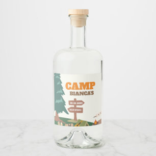 Étiquettes Pour Bouteilles De Liqueur Dernier Sentier Avant Le Camp Veil Bachelorette