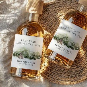 Étiquettes Pour Bouteilles De Liqueur Dernier Sentier Avant Le Week-End De Bachelorette 