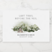 Étiquettes Pour Bouteilles De Liqueur Dernier Sentier Avant Le Week-End De Bachelorette  (Étiquettes simples)