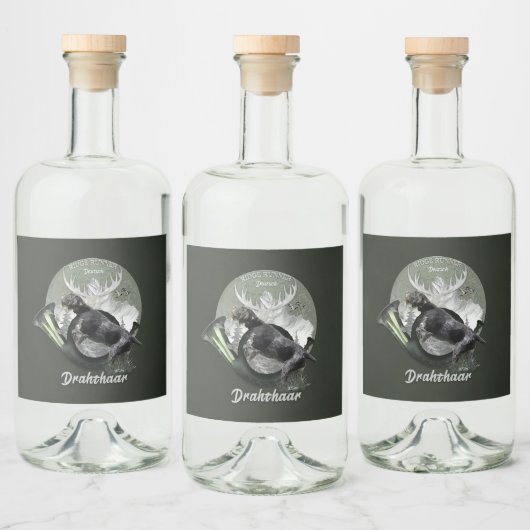 Étiquettes Pour Bouteilles De Liqueur Deutsch Drahthaar (Bouteilles)