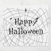 Étiquettes Pour Bouteilles De Liqueur Doodles tirés à la main par l'araignée (Étiquettes simples)