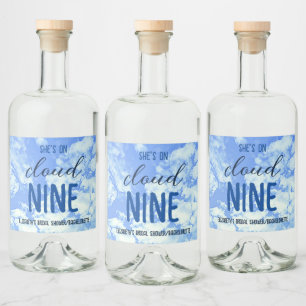 Étiquettes Pour Bouteilles De Liqueur Elle est au septième ciel ! Enterrement de vie de