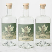 Étiquettes Pour Bouteilles De Liqueur Emerald Enchanted Elixir fée (Bouteilles)