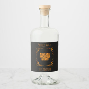 Étiquettes Pour Bouteilles De Liqueur Ensemble d'étiquettes de nourriture et de boisson