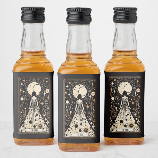 Étiquettes Pour Bouteilles De Liqueur Épouse mariage Tarot (Bouteilles)