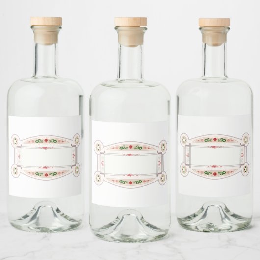 Étiquettes Pour Bouteilles De Liqueur Etiquette rétro pour flacon (Bouteilles)