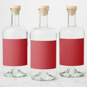 Étiquettes Pour Bouteilles De Liqueur Étiquettes de bouteille personnalisées rouge tomat