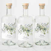 Étiquettes Pour Bouteilles De Liqueur Eucalyptus Foliage Faveurs mariage (Bouteilles)