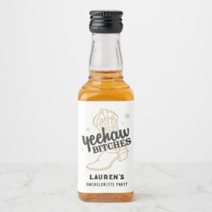 Étiquettes Pour Bouteilles De Liqueur Favori de mini-bouteille pour enterrement de vie d