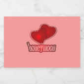 Étiquettes Pour Bouteilles De Liqueur fêter les lunes de miel (Étiquettes simples)