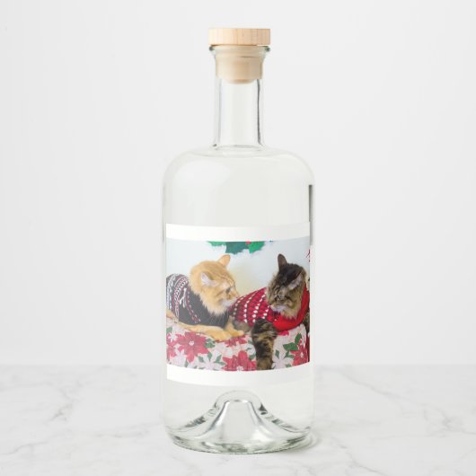 Étiquettes Pour Bouteilles De Liqueur Frères (Devant)
