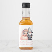 Étiquettes Pour Bouteilles De Liqueur Garden Gnome vient de se marier Fairytale Rustique (Devant)