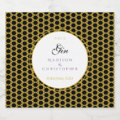 Étiquettes Pour Bouteilles De Liqueur Gin Dotted bottle (Étiquettes simples)