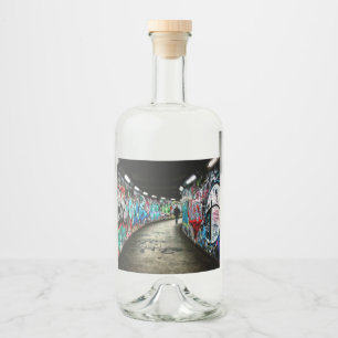 Étiquettes Pour Bouteilles De Liqueur Graffiti de métro