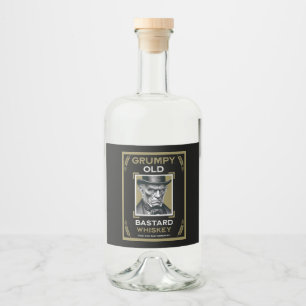 Étiquettes Pour Bouteilles De Liqueur Grumer Vieux Barré Whiskey