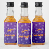 Étiquettes Pour Bouteilles De Liqueur Halloween Spider Web (Bouteilles)