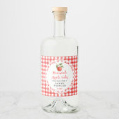 Étiquettes Pour Bouteilles De Liqueur Homemade Apple Cider Label (Devant)