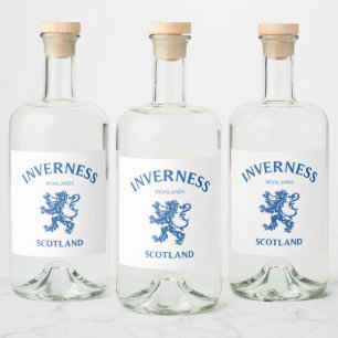 Étiquettes Pour Bouteilles De Liqueur INVERNESS Ecosse