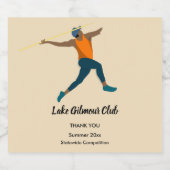 Étiquettes Pour Bouteilles De Liqueur Javelin (Étiquettes simples)