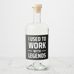 Étiquettes Pour Bouteilles De Liqueur Je Travaillais Avec Des Légendes