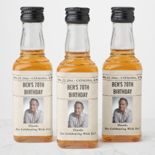 Étiquettes Pour Bouteilles De Liqueur Journal Anniversaire Nouvelles Drôle Humoristique