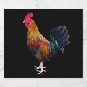 Étiquettes Pour Bouteilles De Liqueur Key West - Rooster tzigane (Étiquettes simples)