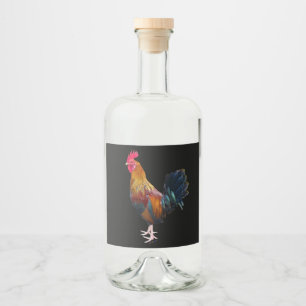 Étiquettes Pour Bouteilles De Liqueur Key West - Rooster tzigane