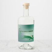 Étiquettes Pour Bouteilles De Liqueur La brasse du dragon (Devant)