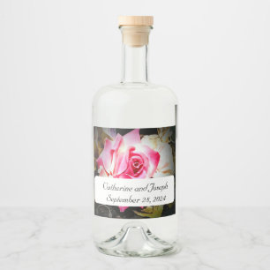 Étiquettes Pour Bouteilles De Liqueur L'amour est dans Bloom Rose Food and Beverage Étiq