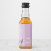 Étiquettes Pour Bouteilles De Liqueur Lavender Love Mariage (Devant)