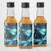 Étiquettes Pour Bouteilles De Liqueur Les libellules du lac (Bouteilles)