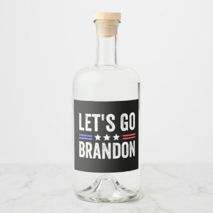 Étiquettes Pour Bouteilles De Liqueur Let's Go Brandon