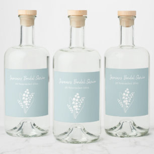 Étiquettes Pour Bouteilles De Liqueur Lily De La Fête des mariées Vallée Bouquet