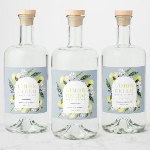 Étiquettes Pour Bouteilles De Liqueur Limoncello
