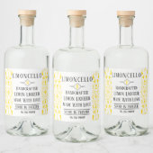 Étiquettes Pour Bouteilles De Liqueur Limoncello Liqueur Fancy Mariage Invité Favoriser (Bouteilles)