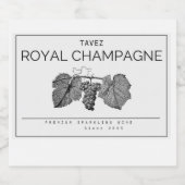 Étiquettes Pour Bouteilles De Liqueur Luxury Bottle Label Design (Étiquettes simples)