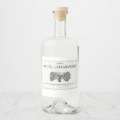 Étiquettes Pour Bouteilles De Liqueur Luxury Bottle Label Design (Devant)