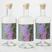 Étiquettes Pour Bouteilles De Liqueur Marbre aigre (Bouteilles)