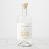 Étiquettes Pour Bouteilles De Liqueur Mariage au Whisky Enterrement de Vie de Garçon (Devant)
