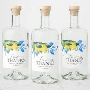 Étiquettes Pour Bouteilles De Liqueur Mariage Rustique Favorisant La Décoration Table Ci