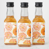 Étiquettes Pour Bouteilles De Liqueur Marigolds Cempazuchil (Bouteilles)