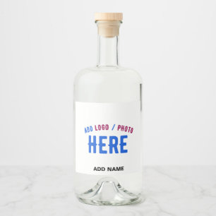 ÉTIQUETTES POUR BOUTEILLES DE LIQUEUR MARQUE BLANCHE MODERNE ET PERSONNALISABLE VÉRIFIÉE