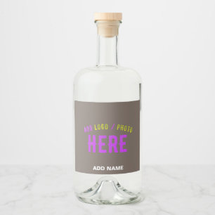 ÉTIQUETTES POUR BOUTEILLES DE LIQUEUR MARQUE VÉRIFIÉE DE CAFÉ MODERNE ET PERSONNALISABLE