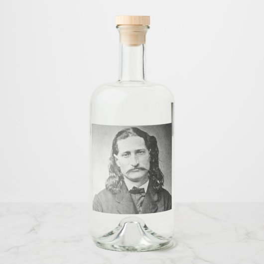 Étiquettes Pour Bouteilles De Liqueur Marshal Wild Bill Hickok Old West Gunfighter (Devant)