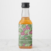 Étiquettes Pour Bouteilles De Liqueur Mini Mariage Tropical (Devant)