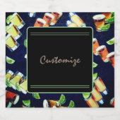 Étiquettes Pour Bouteilles De Liqueur Motif de tir Tequila (Étiquettes simples)