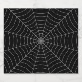 Étiquettes Pour Bouteilles De Liqueur Motif d'Halloween gris noir (Étiquettes simples)